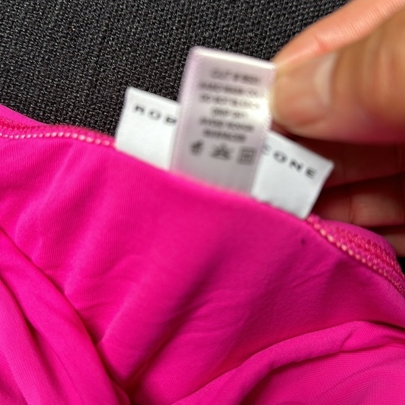 Bikini Bottom Hot Pink Small Robin Piccone Women's Olivia Knot Front Hipster - Picture 6 of 15
